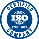 Certifies ISO 27001: 2022 Company